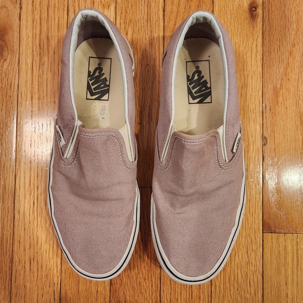 Vans Light Purple Slip On Shoes